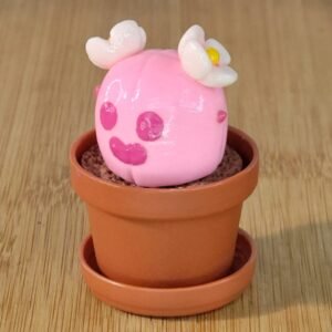 PINK SPIKE MINI POT DECORATION