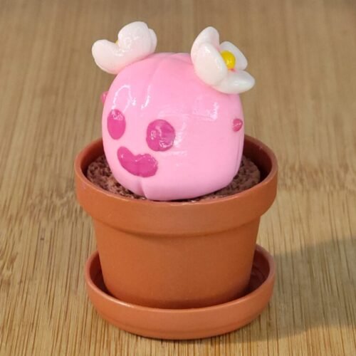PINK SPIKE MINI POT DECORATION