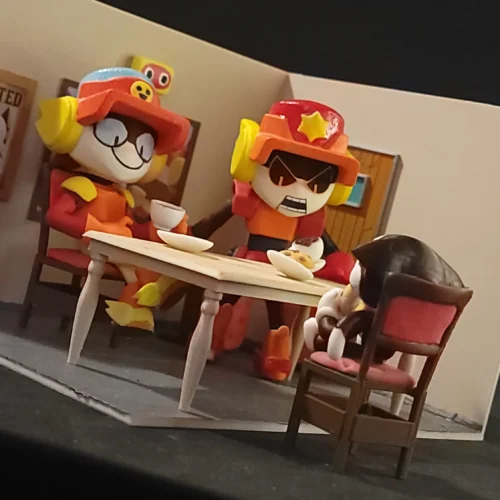 DIORAMA INTERROGATION POLICE LL